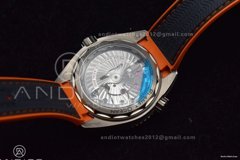 Edition Bezel Trendsetting Planet Orange SS Clone 43.5mm Best A8900 Gray on V 1010 Super VSF Ocean 1:1 Dial Black Strap Nylon 0220